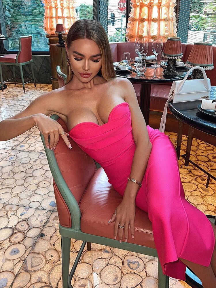 Strapless Bodycon Bandage sexy Dress