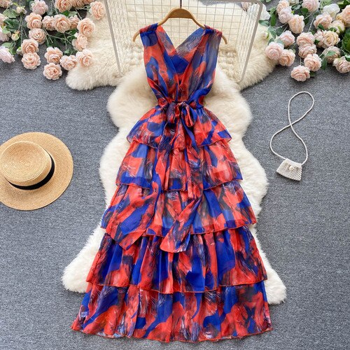 Summer Sexy Women Spaghetti Strap Dress