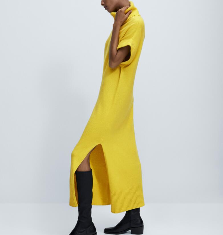 Temperament Dress Yellow Long Dress